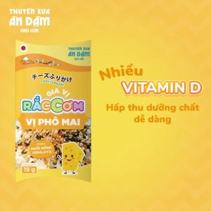 Gia vị Rắc cơm Thuyền Xưa Ăn Dặm Cho Con - Vị Phô Mai (Gói 19g)