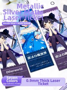 Custom Anime Style Laser Foil Thicker Card Postcard