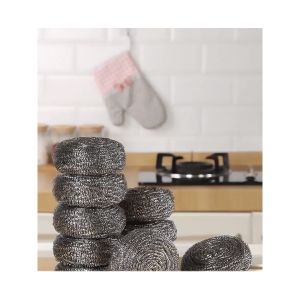 6 Miếng Nhùi Cọ Xoong Nồi Kim Loại Siêu Bền -Lumbley