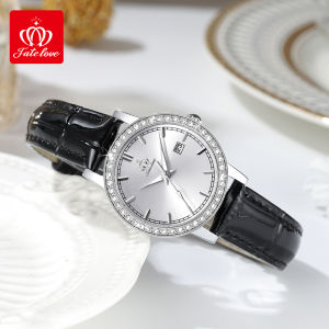 FateLove Watch for Women is popular all over the world Korean minimalist style original design diamond-encrusted luminous waterproof calendar