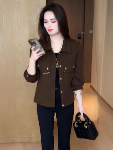 Retro Denim Short Jacket Womens Autumn 2025 New Loose Slimming Fashionable Casual Versatile Jacket Top for All Seasons