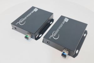 4K HDMI KVM Optical Transceiver SFP Modules LC Interface Audio/Video Converter Support USB Mouse Keyboard With US/EU Power Plug Adapter For HDTV