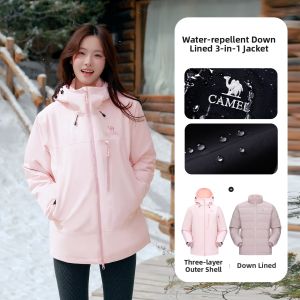 CAMEL | Waterproof Warm Multi-wear Down Coat