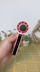 MAXAWEI F19 mini fan Rechargeable high speed Turbo handheld fan portable fan with Cooling Effect 5000mAh Battery