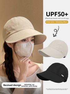 Cgediao | Uv Protection Sun Visor Hat Quick Dry Facial Flattering Large Head Circumference