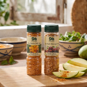 DH Foods Chili Salt Muoi Ot / Shrimp Chili Salt Muoi Tom Vietnamese Fruit Dipping Seasoning 110g