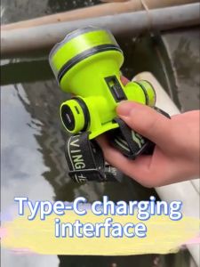 Diving Flashlight Headlight Flashlight Rechargeabl Waterproof Outdoor Diving Headlamp Professional