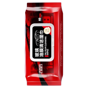 DIANJIXIONG | Strong Grease Removal Anti-Hang Water Car Glass Cleaning Wipes