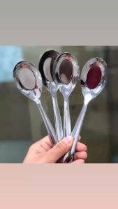 ช้อนสแตนเลส ช้อนซุป ช้อนกลาง สแตนเลส คุณภาพสูง หนาไม่บาดปาก น้ำหนักพอดี พร้อมส่ง