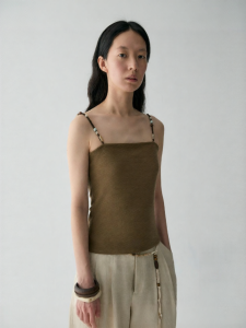 INSIS FEMME | Cotton Summer Design Beaded Straps Camisole