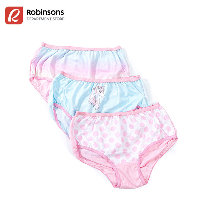 Playground Panties Pack Of 3 Unicorn & Dots Set (Assorted) | Lazada PH