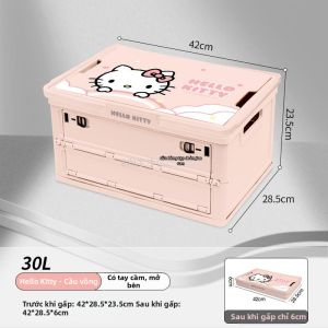 Hộp Lưu Trữ Bánh Kẹo và Đồ Chơi Dung Lượng Lớn Chủ Đề Hoạt Hình Phong Cách Sanrio