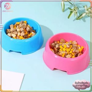 ชามอาหารสุนัข ชามใส่อาหารแมว ชามอาหารสัตว์เลี้ยง ชามแมว ชามหมา ทรงกลม สีสันน่ารัก น้ำหนักเบา ทำความสะอาดง่าย