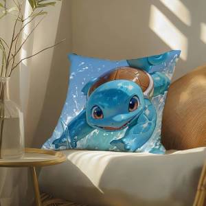 Bandai | Pokemon Legendary Beasts Anime Plush Pillow Cover Soft Short Plush Cushion Cover For Sofa Bedroom Home Decor Gift