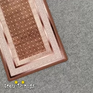 Tren-D-rugs Karpet keset kaki abstrak motif turki turkey aesthetic modern alas dapur panjang lantai set kitchen mat anti slip 2 in 1 - NMs