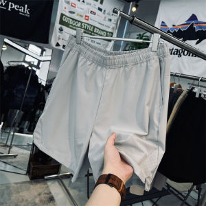 Lightweight Breathable Four-Sided Elastic Laser Drilling Men Summer Sports Outdoor Running Fitness 7-Inch Casual Shorts