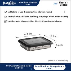 Misanbroo | Refrigerator Storage Freezing Box Food Grade