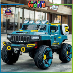 Kids ride on Big Size 4X4 Car Jeep Wrangler Powered Wheel Car Battery Kid Ride Toy Car Remote Control With Soft Tyre