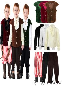 WUYIMEI | Victorian Gothic Pirate Childrens Halloween Costume