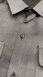 Áo sơ mi nam tay ngắn phối loang ĐEN đẹp cá tính chất vải nỉ chống nhăn xù mẫu mới DV-FASHION giá rẻ