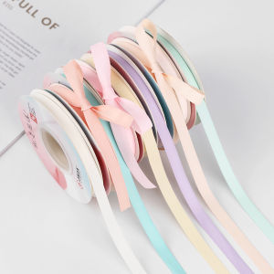 Matte Finish Silk Ribbon 1cm