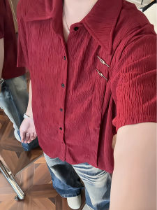 OUMULONG | Sunproof Breathable Mens Short Sleeve Shirt
