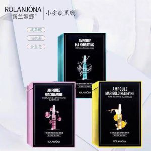 Hydrating Black Hydrolyzed Hyaluronic Acid Face Mask Patches for Men And Women Students Skin Brightening Repairing Moisturizing