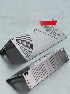 Multifunctional Square Tube round Ruler 90 Degree Arc Straight Angle Drawing Line Tool Steel Material Measuring Tool