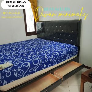 DIVAN DIPAN TEMPAT TIDUR SANDARAN MINIMALIS LACI MOTIF KANCING FREE ONGKIR JATENG DAN DIY