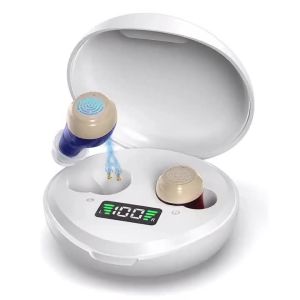 Rechargeable Hearing Aids for Seniors with Noise Cancelling And Volume Control Adult Hearing Amplifier