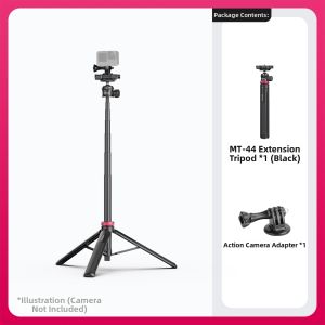 Ulanzi | Portable Multi-function Selfie Stick Tripod with Cold Shoe Mount for Camera and Smartphone