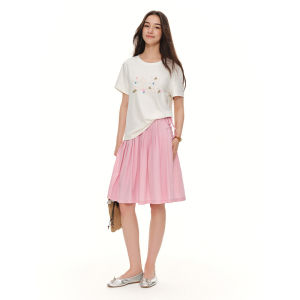 DUSHU | Customizable Dopamine Waist Adjustable A-Line Skirt
