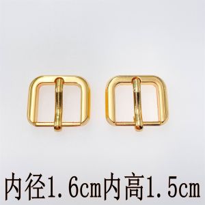 16mm Inner Diameter Hardware Accessories for Bag Decoration Buckle Clasp Strap Connectors Adjustable Buckles Leather Goods