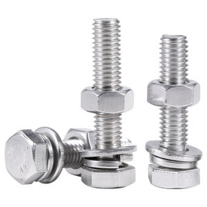 POWER&STRONG | Stainless Steel Hex Bolt and Nut Set M4 M5 M6 M8 M10 M12