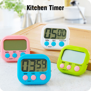 Large LCD digital kitchen cooking timer countdown clock loud alarm clock magnetic⚡PH deliveryIn stock⚡