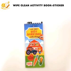 Priddy book : Wipe Clean Activities book สมุดกิจกรรมขนาดพกพา เขียนลบได้ มีสติกเกอร์ในตัว