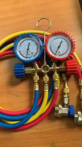 CT-536G เกจ์ชุดเติมน้ํายาแอร์ เกจ์วัดน้ํายาแอร์ +สาย 35 นิ้ว R134aR12R22R404 เกจ์เติมน้ํายาแอร์ เกจเติมน้ํายาแอร์