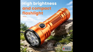 Asafee X40 2800LM 300M Beam Type-C Rechargeable Torch Light P35 LED Aluminum Alloy Handheld Flashlight for Camping and Night Fishing
