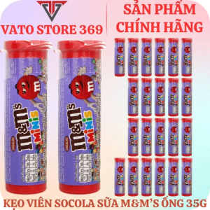 Kẹo socola sữa M&M minis ống 35g