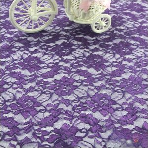 High Quality Elastic Lace Mesh Fabric Handmade DIY Base Shirt Shoulder Wrap Skirt Clothing Material Hollow out Floral Pattern