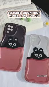 Softcase Silikon Shockproof Mouse 2 in 1 untuk OPPO A98 5G & Lainnya