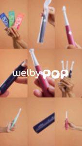 Welby Electric Toothbrush POP Green W0209 Sikat Gigi Elektrik