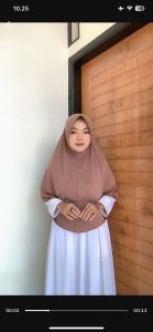 Khimar jumbo Syari Polos Jersy Xl/Hijab Jumbo