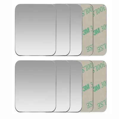 10pcs of Metal Plates Suitable for Magnetic Brackets. Circular and Square Stickers. Iron Sheets.