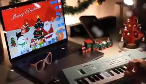 37 Keys Kids Electronic Piano Organ Keyboard with Microphone Education Toys Musical Instrument Children Boy Girl Gifts