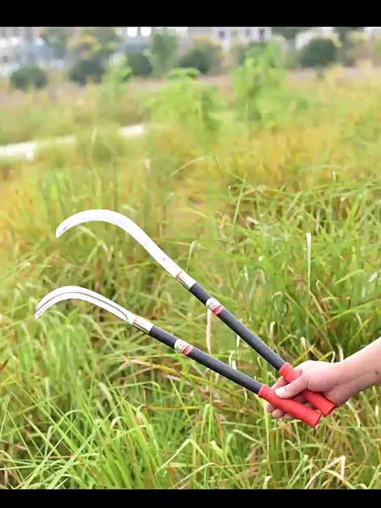 เคียวเหล็กแมงกานีส SK5 มีดขอชักกล้วย อุปกรณ์แต่งสวน