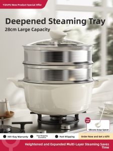 YIZHIFU | Titanium Ceramic Multi-use Steamer Pot