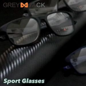 Grey Jack Frame Kacamata Model Kotak Sport Bahan TR90 Ringan Tangkai Adjustable Bisa Minus Antiradiasi 8108
