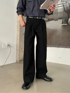 Ssumenam | Loose Versatile Commuter-friendly Mens Straight Trousers