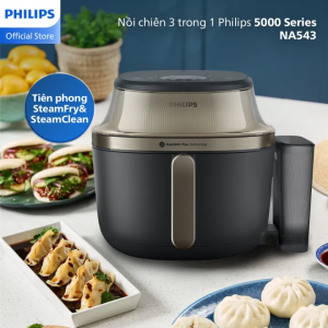 Nồi chiên không dầu Philips NA543/00 có chức năng hấp dung tích 7.2L